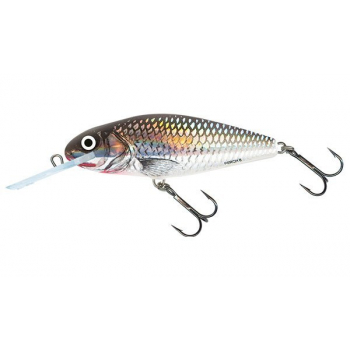 Wobler Salmo Perch DR 8cm 14g FL Holographic Grey Shiner